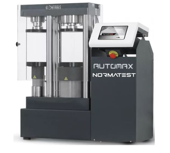 Máquina Automática de Flexión y Compresión de Cemento de 300 KN. Alta Gama